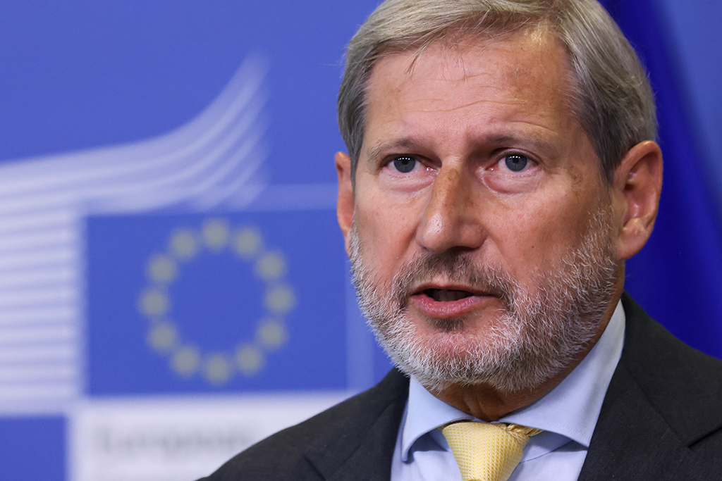 EU-Haushaltskommissar Johannes Hahn (Bild: Yves Herman/Pool/AFP)