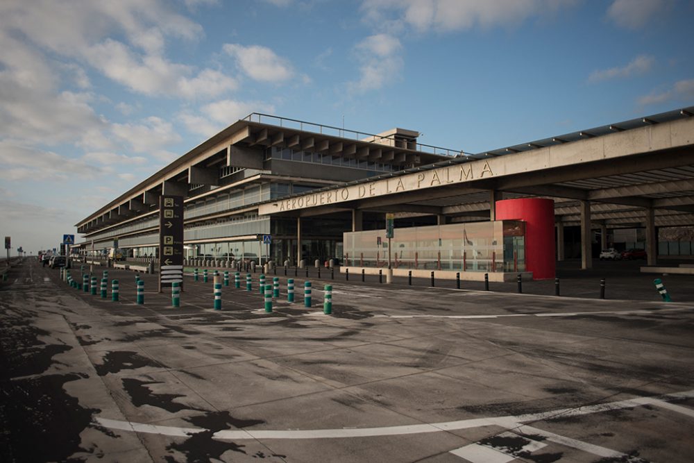 Der Flughafen von La Palma (Archivbild: Jorge Guerrero/AFP)