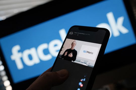 Auf Facebook Inc. wird Meta (Illustrationsbild: Chris Delmas/AFP)