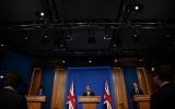 Die angespannte Situation im Gesundheitssektor war erst kürzlich Thema bei einer Pressekonferenz in Downing Street (Bild: Toby Melville/Pool/AFP)