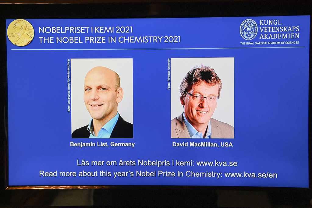 Chemie-Nobelpreis-Gewinner (Bild: Jonathan Nackstrand/AFP)