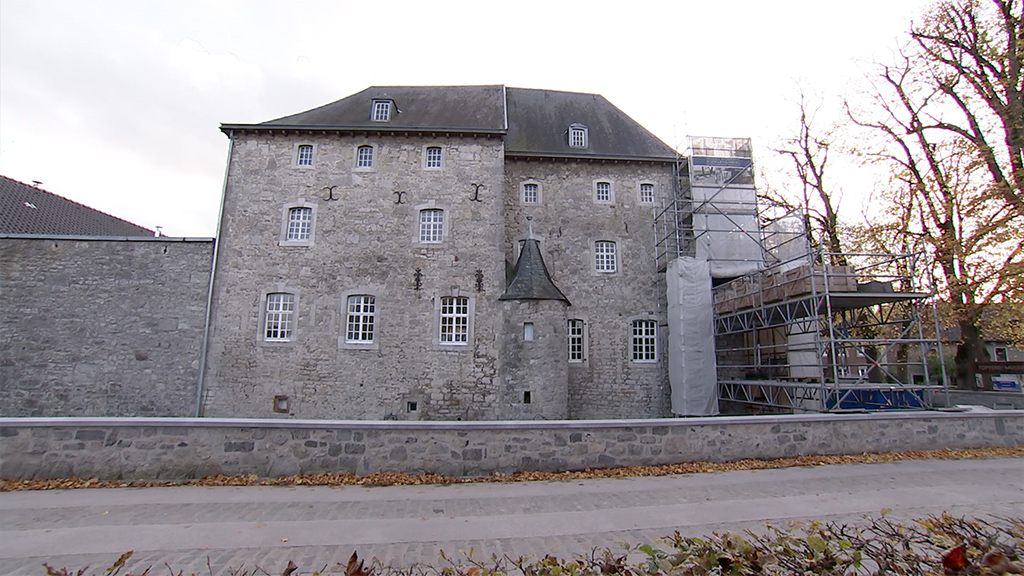 Sanierung der Burg Raeren (Bild: BRF Fernsehen)