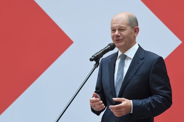 76 Prozent der Befragten wünschen sich Olaf Scholz als nächsten Bundeskanzler (Bild: Christof Stache/AFP)