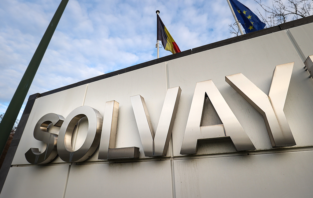 Die Solvay-Niederlassung in Brüssel (Bild: Virginie Lefour/Belga)