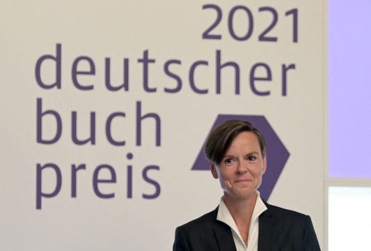 Antje Rávik Strubel (Bild: Sebastian Gollnow/Pool/AFP)