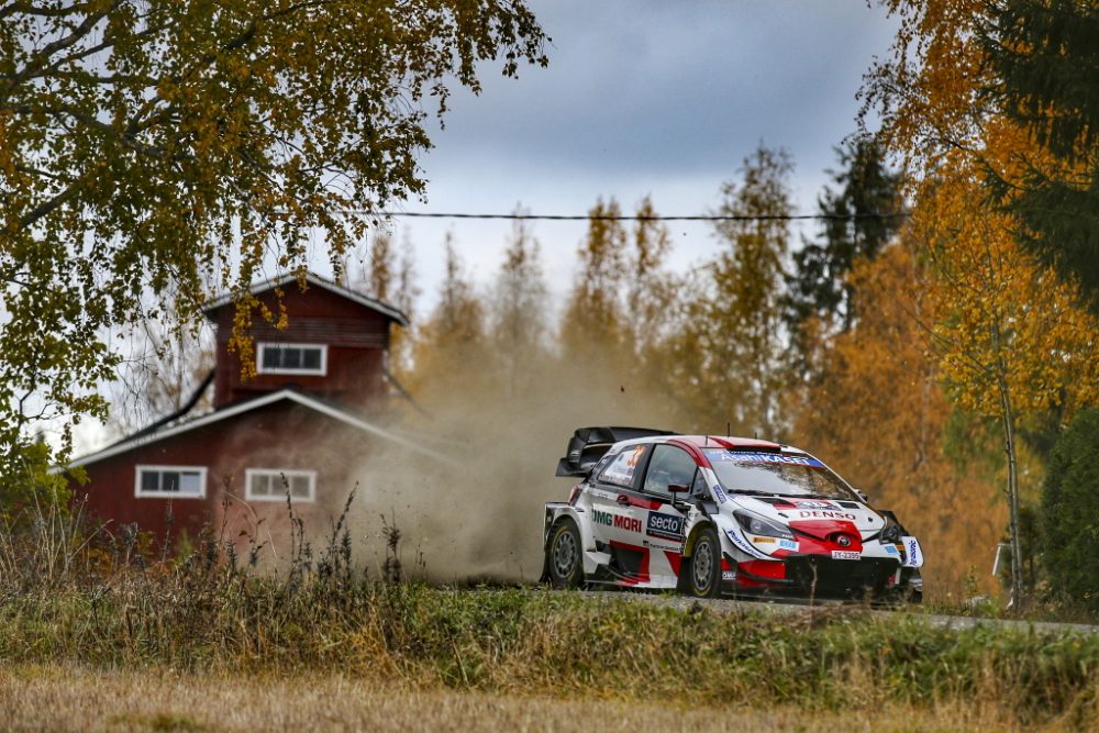 Elfyn Evans/Scott Martin führen bei der Rallye Finnland (Bild: Toyota GR)