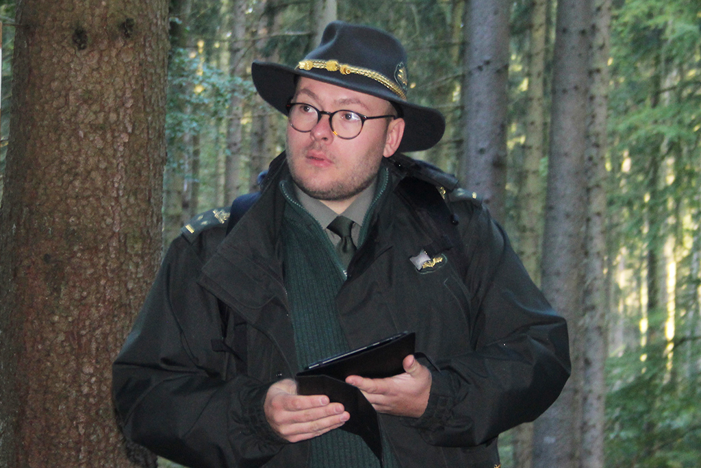 Maxim Philipps, Leiter des Forstamts Eupen (Bild: Michaela Brück/BRF)