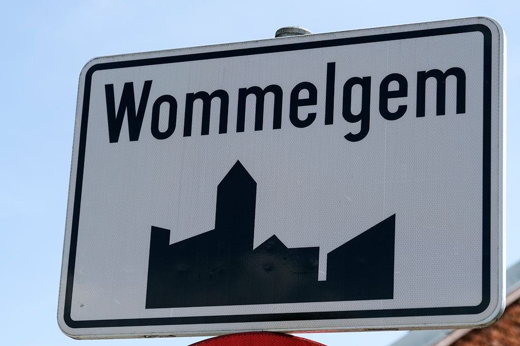 Ortsschild von Wommelgem