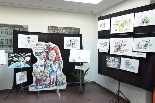 Ausstellung von Annette Müllender (Bild: BRF Fernsehen)