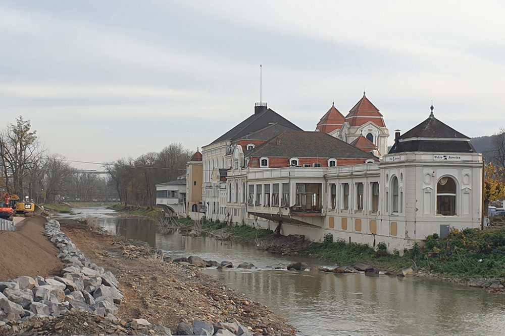 Bad Neuenahr-Ahrweiler knapp vier Monate nach dem Hochwasser (Bild: Lena Orban/BRF)