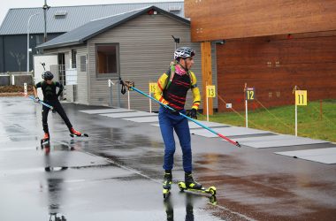 Biathlon-Trainingslager in Elsenborn (Bild: Christoph Heeren/BRF)