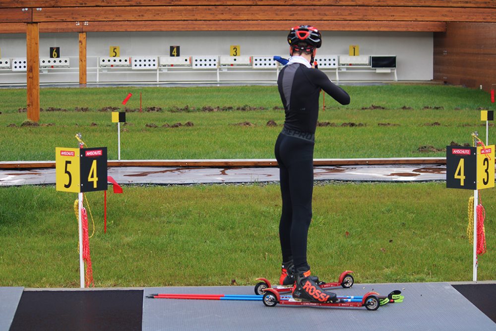 Biathlon-Trainingslager in Elsenborn (Bild: Christoph Heeren/BRF)