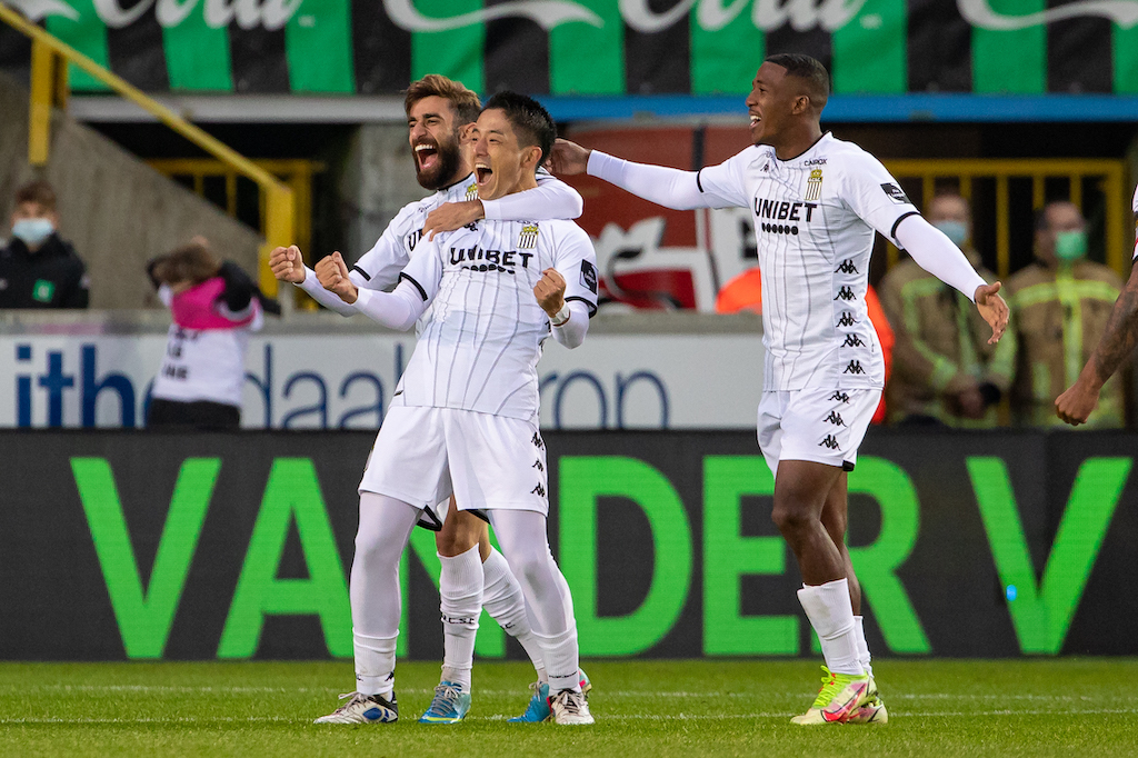 Charleroi feierte die frühe Führung in der dritten Minute (Bild: Kurt Desplenter/Belga)