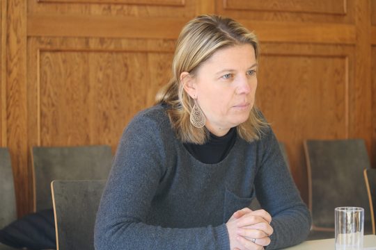 Die Bürgermeisterin von Eupen, Claudia Niessen