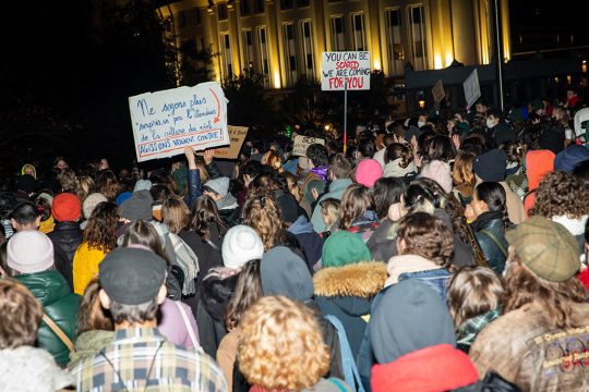 Demonstration gegen sexuelle Gewalt in Brüssel