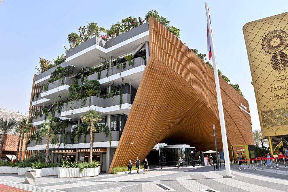 Der belgische Pavillon bei der Weltausstellung in Dubai (Bild: Dirk Waem/Belga)