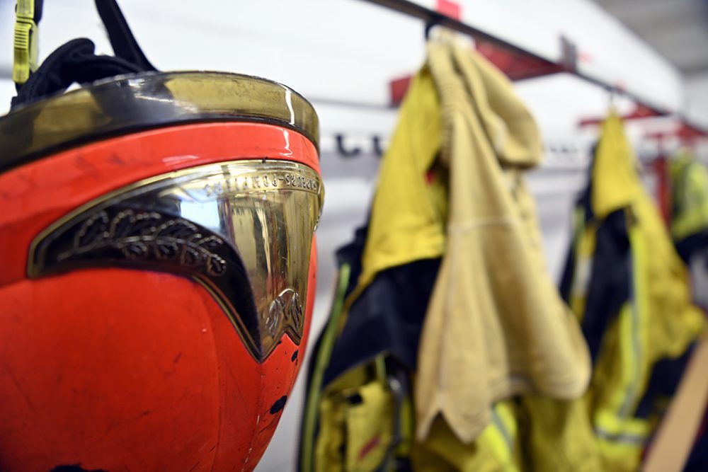 Feuerwehr in Lüttich (Bild: Eric Lalmand/Belga)