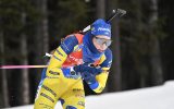 Hanna Oeberg beim Biathlon-Weltcup (Bild: Anders Wiklund/TT News Agency/AFP)