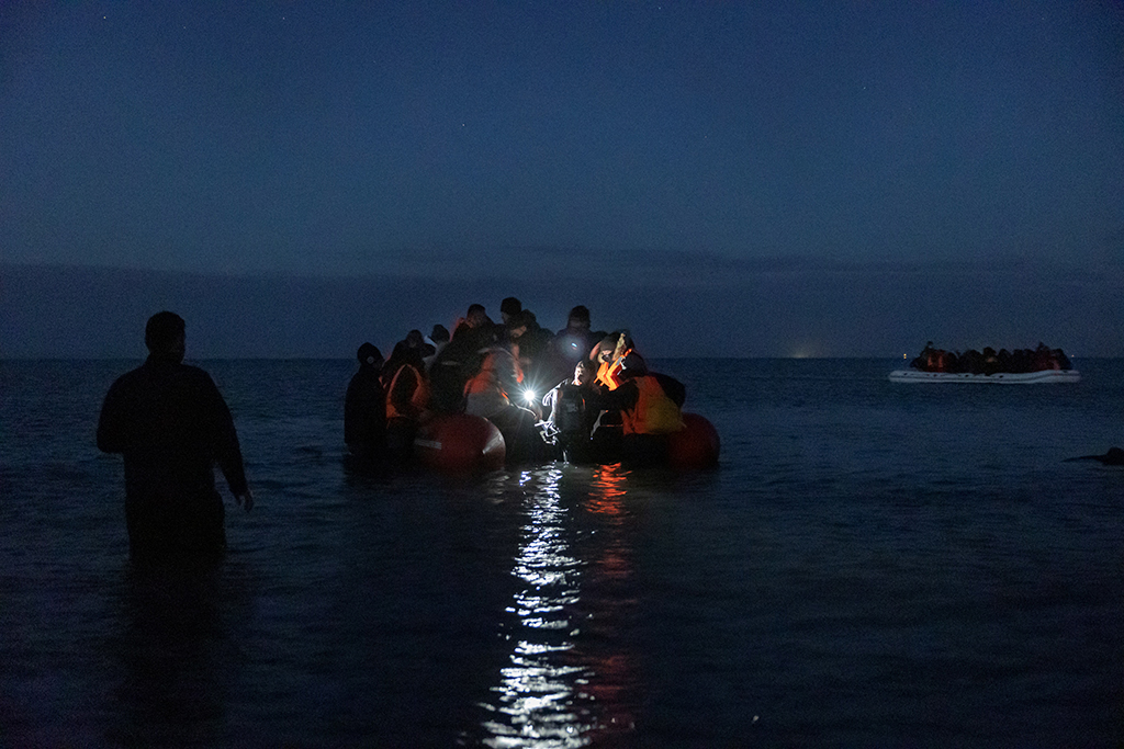 Flüchtlingsboot (Illustrationsbild: Marc Sanye/AFP)
