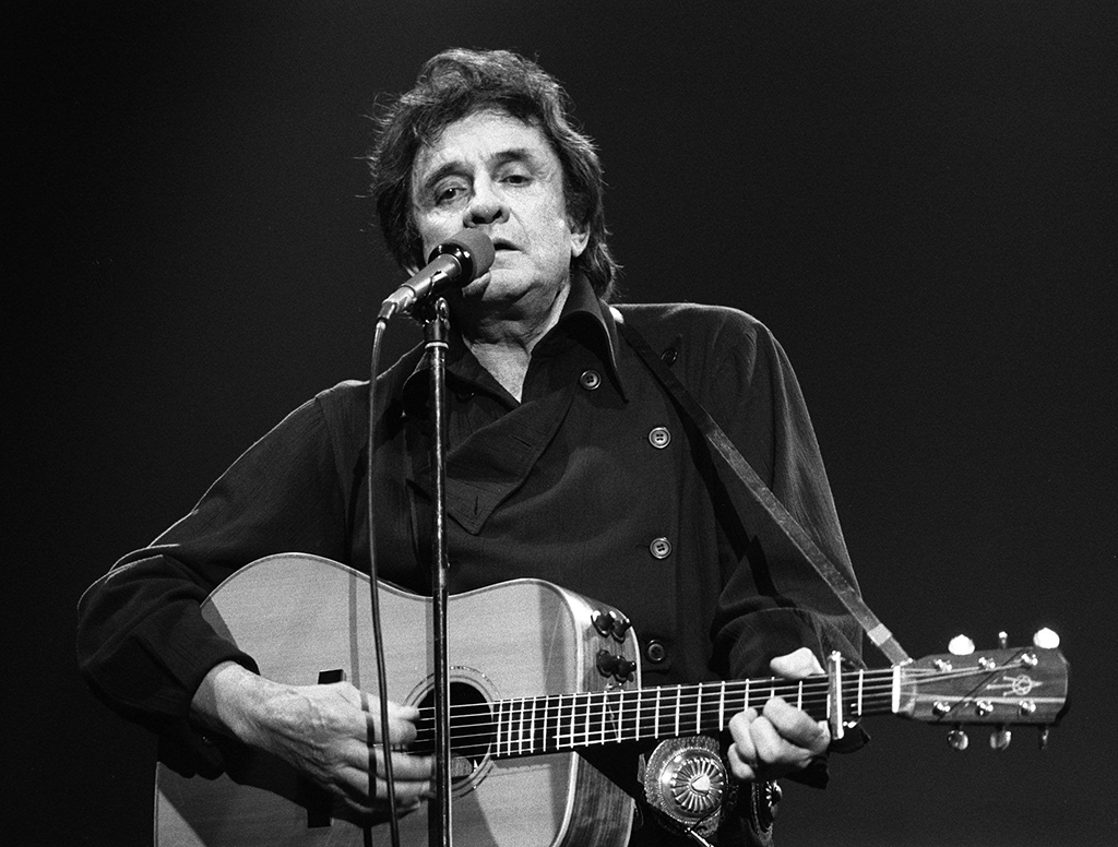 Johnny Cash im April 1986 beim Country Music Festival in Zürich (Schweiz) (Bild: EPA)