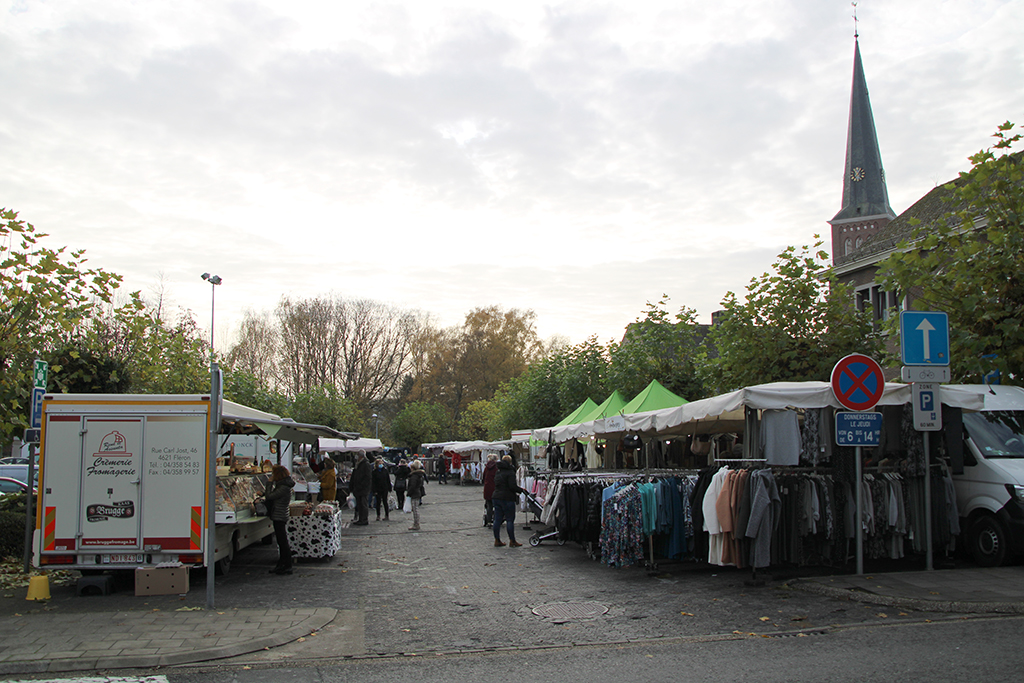 Wochenmarkt in Kelmis