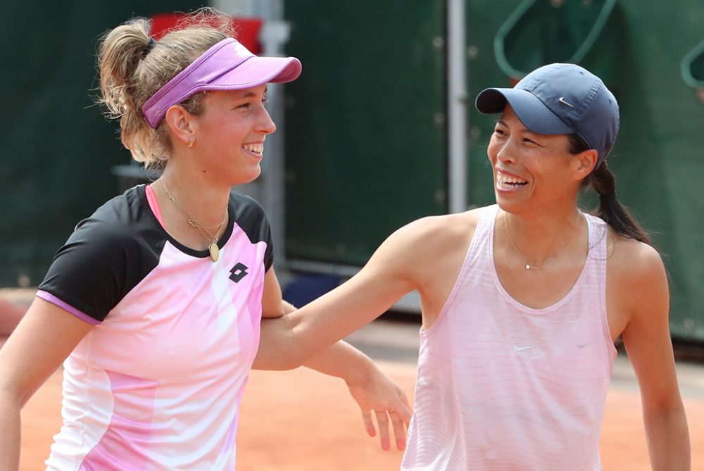 Elise Mertens und Su-Wei Hsieh (Archivbild: Benoit Doppagne/Belga)