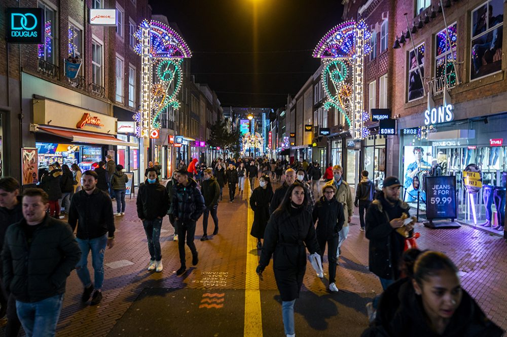 Geschäftsstraße in Eindhoven am 12. November (Bild: Rob Engelaar/ANP/AFP)