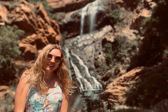 Rachel Ledieu in Südafrika (Bild: privat)