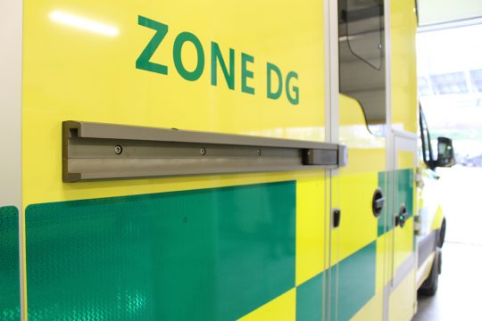 Rettungswagen der Hilfeleistungszone DG