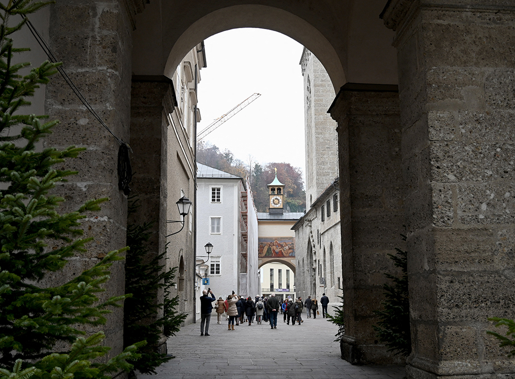 Salzburg am Freitag (Bild: Barbara Gindl/AFP)