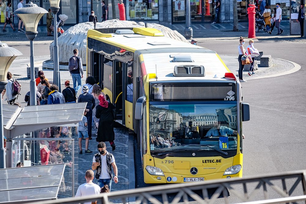 TEC-Bus in Lüttich (Archivbild: Bruno Fahy/Belga)