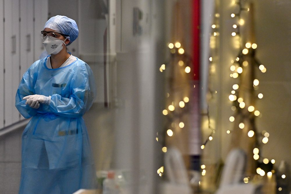 Covid-Station im Imelda-Krankenhaus in Bonheiden (Bild: Benoit Doppagne/Belga)