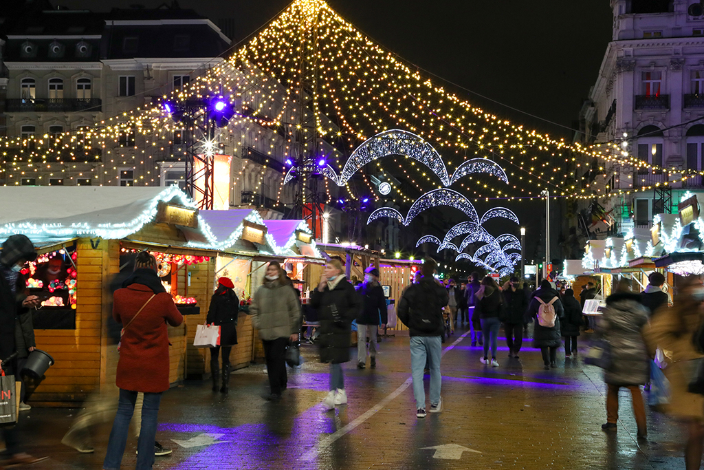 Weihnachtsmarkt in Brüssel 2021