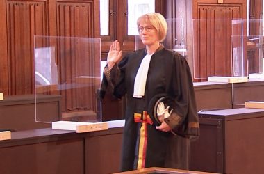 Nathalie Corman ist die neue Eupener Gerichtspräsidentin (Bild: BRF Fernsehen)