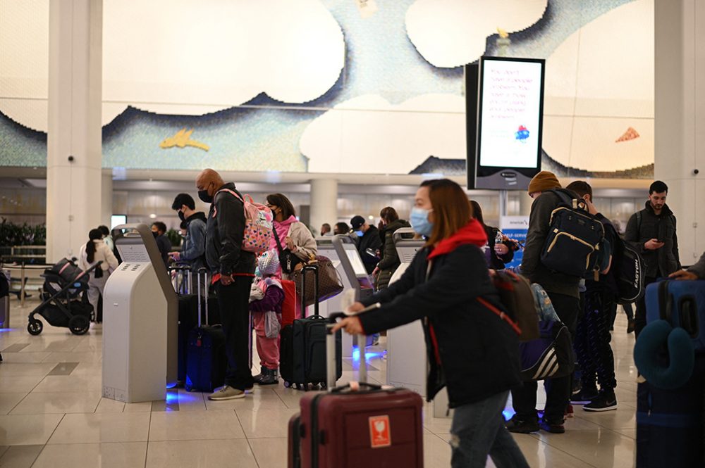 Am LaGuardia-Flughafen in New York (Bild: Robyn Beck/AFP)