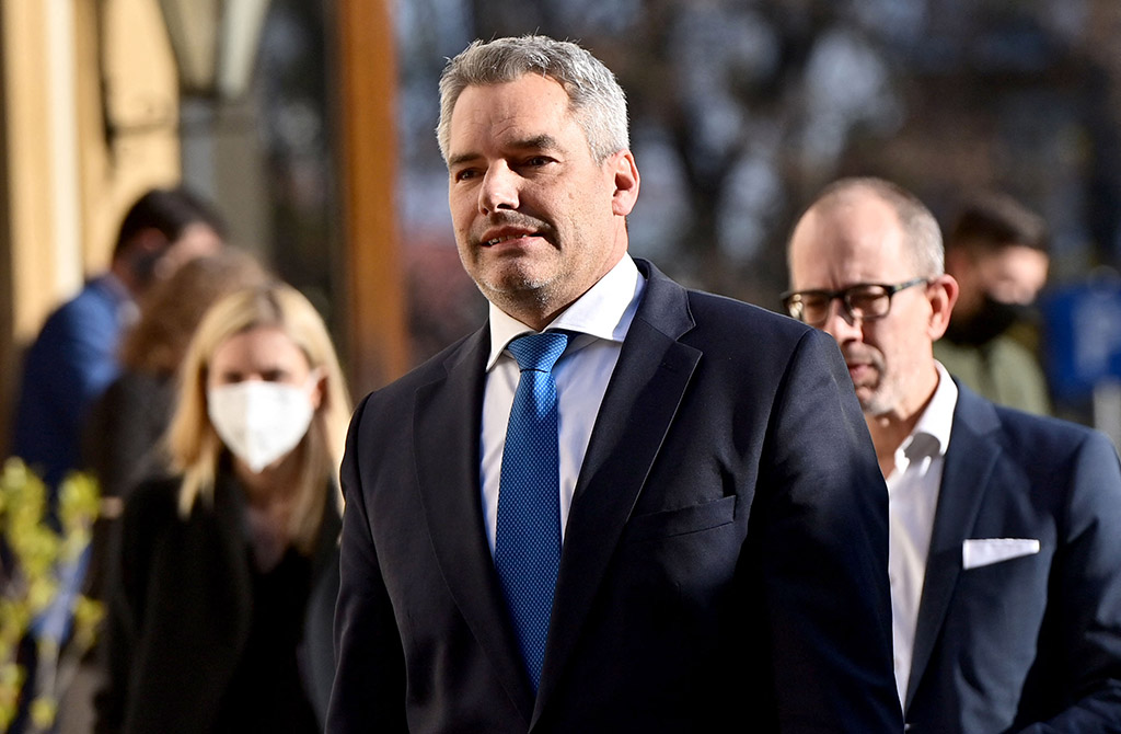 Karl Nehammer wird der neue österreichische Kanzler (Bild: Joe Klamar/AFP)