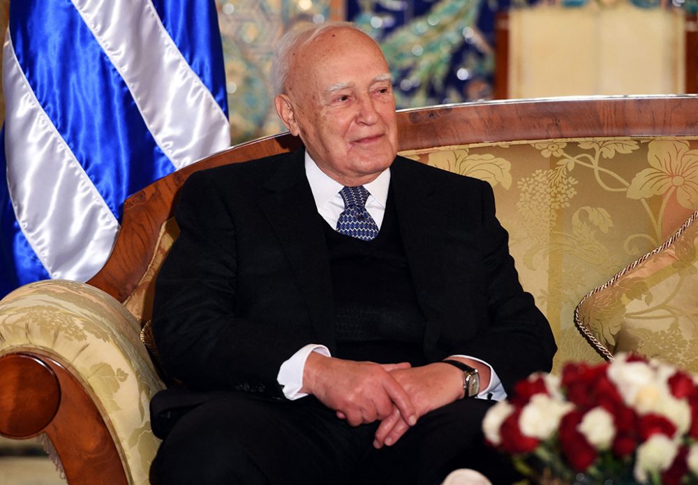 Karolos Papoulias am 6.12.2014 (Bild: Farouk Batiche/AFP)