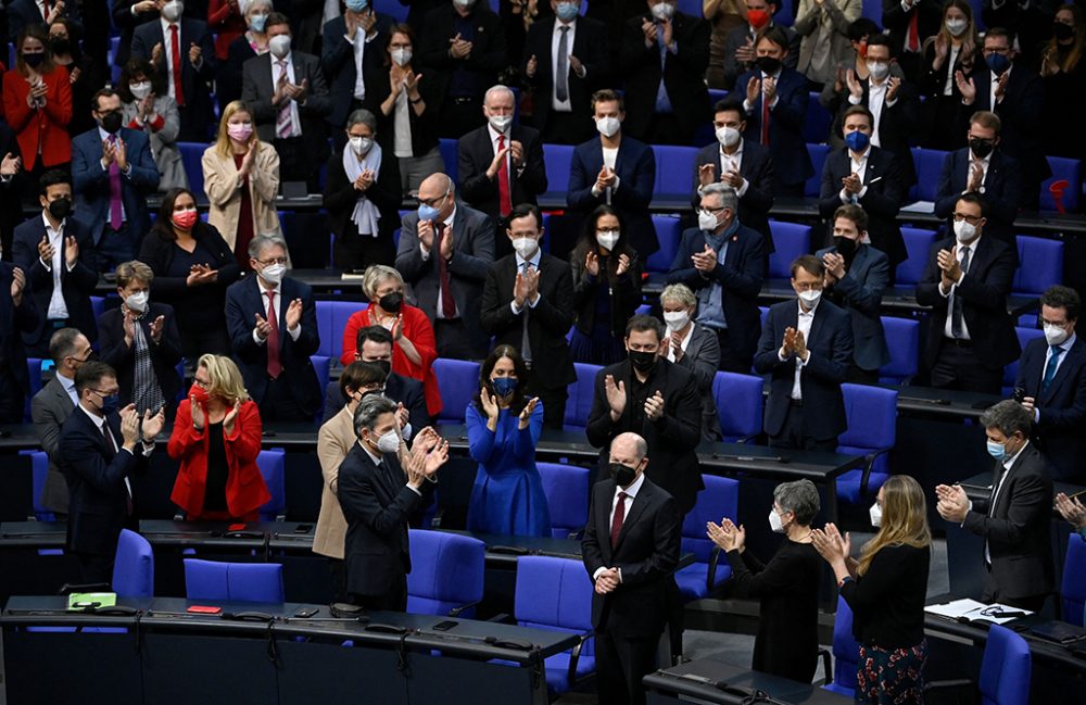 Olaf Scholz zum deutschen Kanzler gewählt (Bild: Ina Fassbender/AFP)