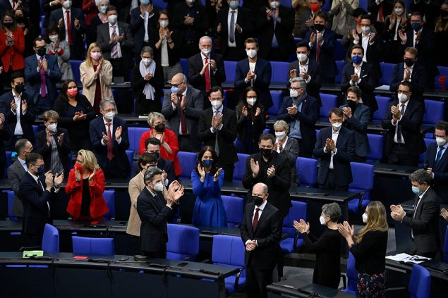 Olaf Scholz zum deutschen Kanzler gewählt (Bild: Ina Fassbender/AFP)