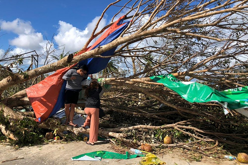 Taifun "Rai" auf den Philippinen (Bild: Roel Catoto/AFP)