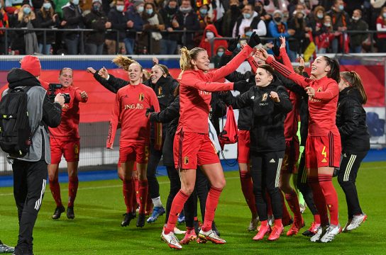 Red Flames gewinnen WM-Qualifikationsspiel gegen Polen (Bild: David Catry/Belga)