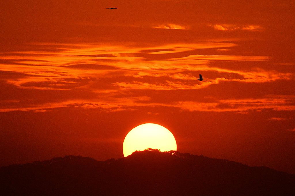 Sonne (Bild: Prakash Mathema/AFP)