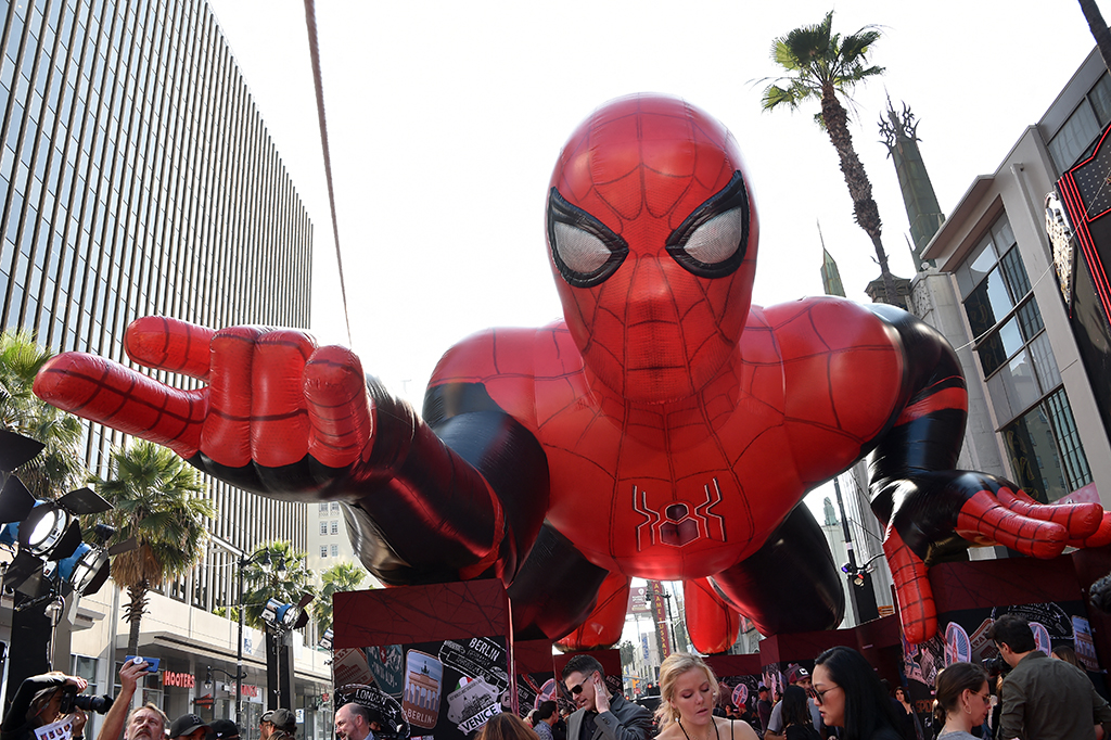 Spider-Man-Werbung in Hollywood (Bild: Chris Delmas/AFP)