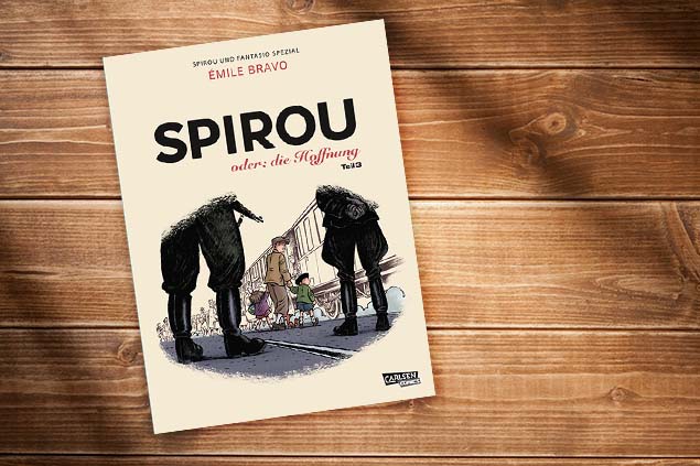 Spirou. Oder: die Hoffnung von Émile Bravo (Cover: Carlsen Comic Verlag)