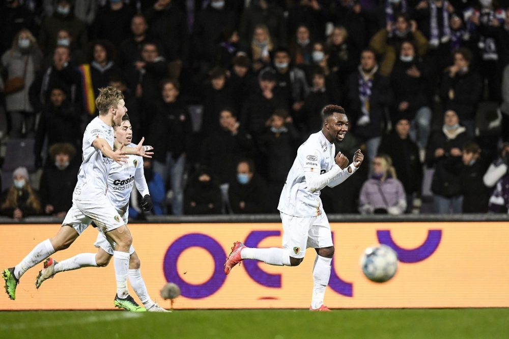 Thierry Ambrose brachte Ostende gegen Beerschot mit seinem Tor auf die Siegesstraße (Bild: Tom Goyvaerrts/Belga)