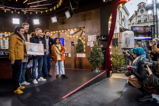 Letzter Tag der Spendenaktion "Warmste Week" (Bild: Jasper Jacobs/Belga)