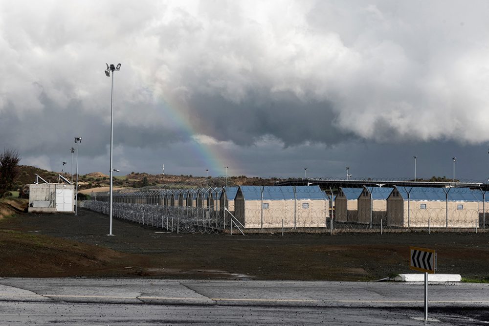 Flüchtlingslager in Larnaka (Bild: Iakovos Hatzistavrou/AFP)