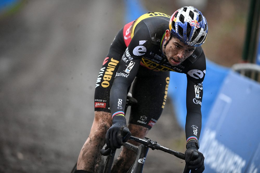 Wout van Aert beim Radcross von Herentals (Bild: David Stockman/Belga)