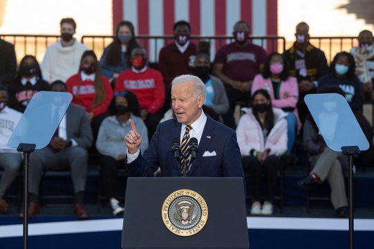 US-Präsident Joe Biden in Atlanta (Bild: Jim Watson/AFP)