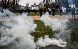 Ausschreitungen in Brüssel (Bild: Hatim Kaghat/Belga)